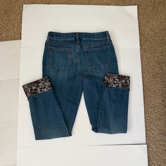 Chico’s SO Slimming Jeans Sequin Ankles size 4 Stretch - Picture 3 of 6